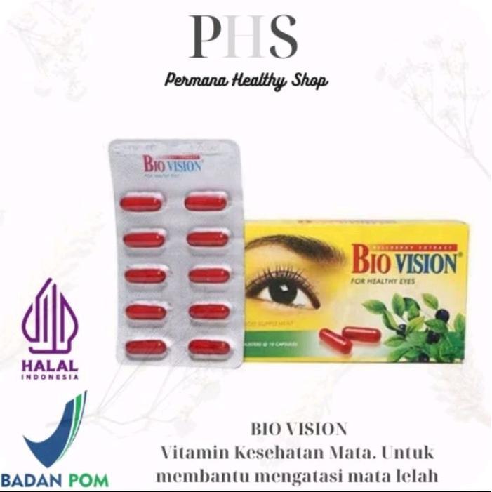 ofbh- Bio Vision / Bio Vision Vitamin Mata / Bio Vision Suplemen Kesehatan Mata / Bio Vision