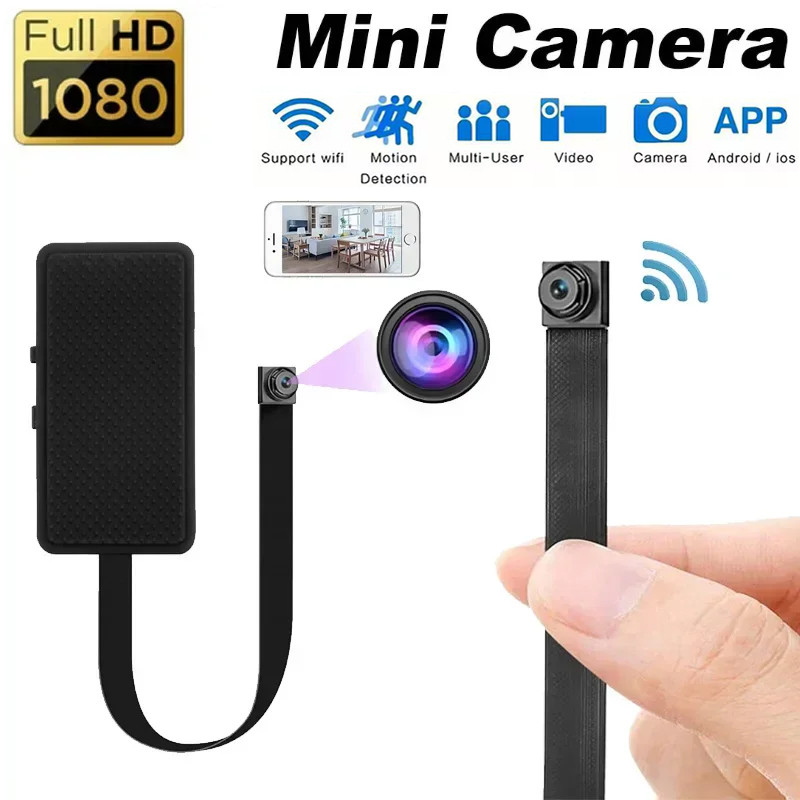 HD1080P Wifi Mini Camera DIY Portable Small Camera Micro Camcorder P2P Wireless Webcam Support