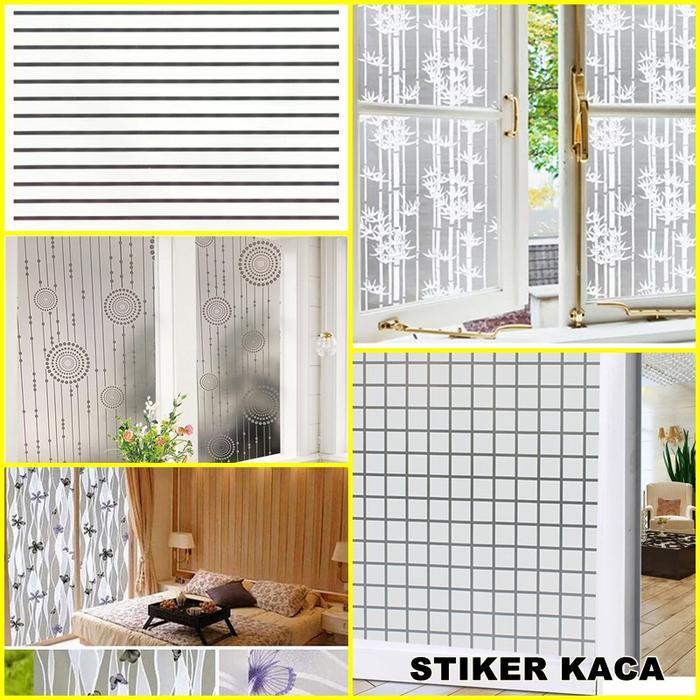 GW COD 5 METER STIKER KACA JENDELA MOTIF elegan 45 CM X 5 METER STIKER