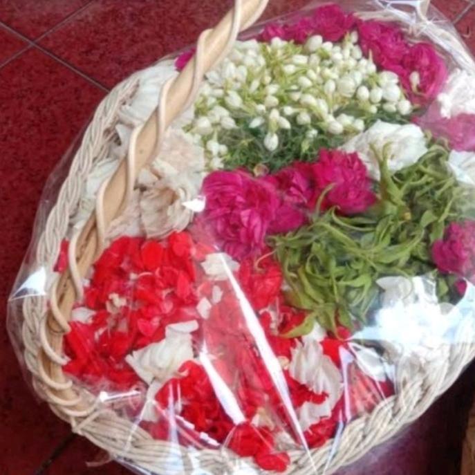 Bunga 7 rupa keranjang / kembang 7 rupa keranjang