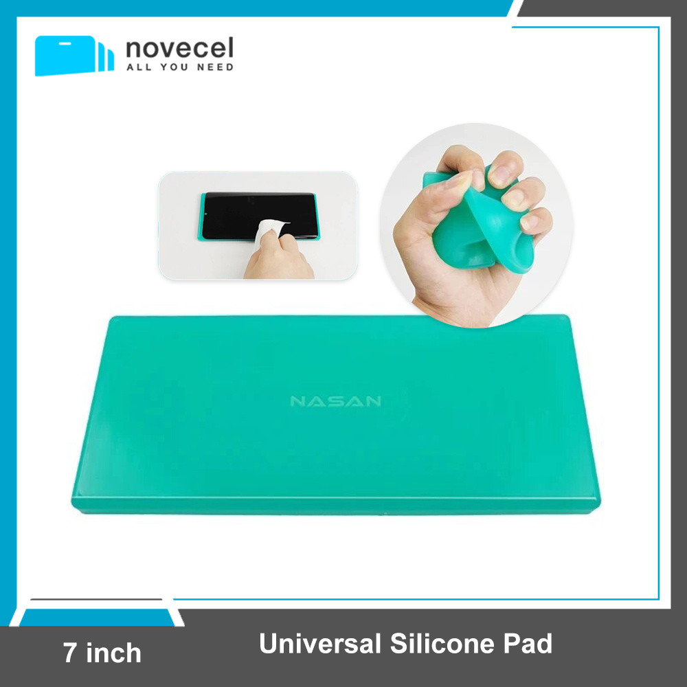 Nasan 7 inch Universal Silicone Pad For LCD Screen Laminating Super Soft Wear-Resistant Mat Phone Re
