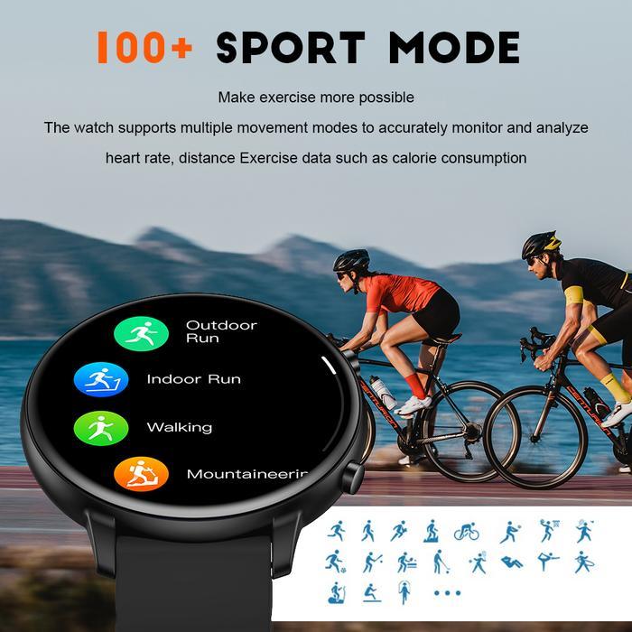 [Voucher] BIDEN SmartWatch G28 Kalori Panggilan Suara Mode Olahraga Mingguan