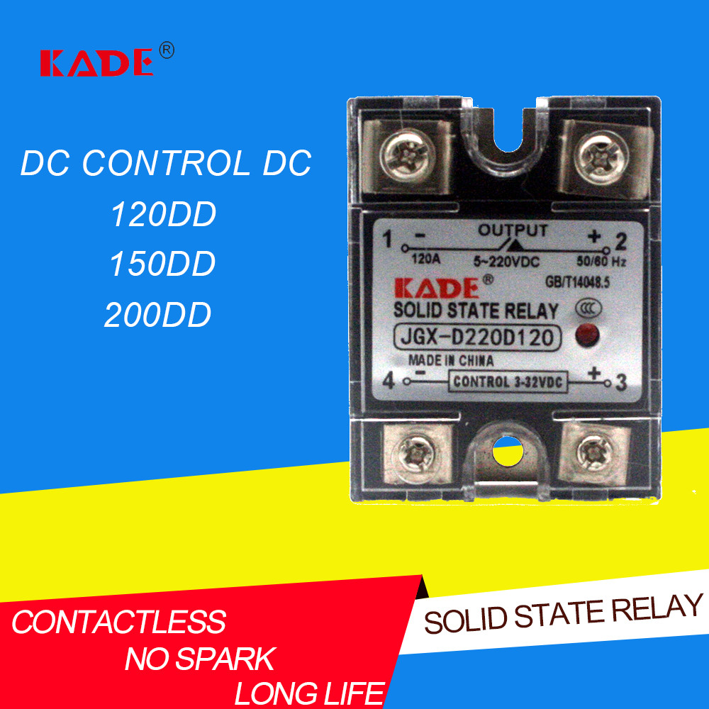 Jgx-120 DD / 150DD / 200DD DC controlled DC SSR single phase solid