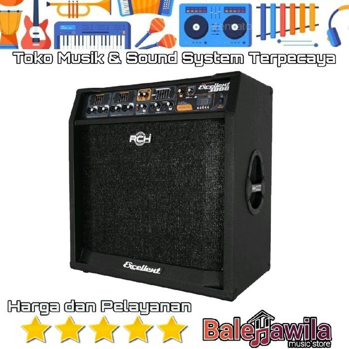 Khusus Instan/Sameday Amplifier Keyboard Rch Excellent 3000 15Inch Speaker Rch Excellent 3000