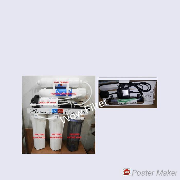 mesin ro 6 step 100 gpd uv