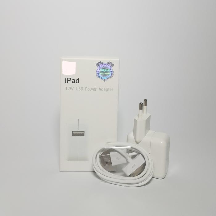 CHARGER FASTCHARGING PREMIUM 12 W SUPPORT IPAD 1 2 3 ADAPTOR KABEL
