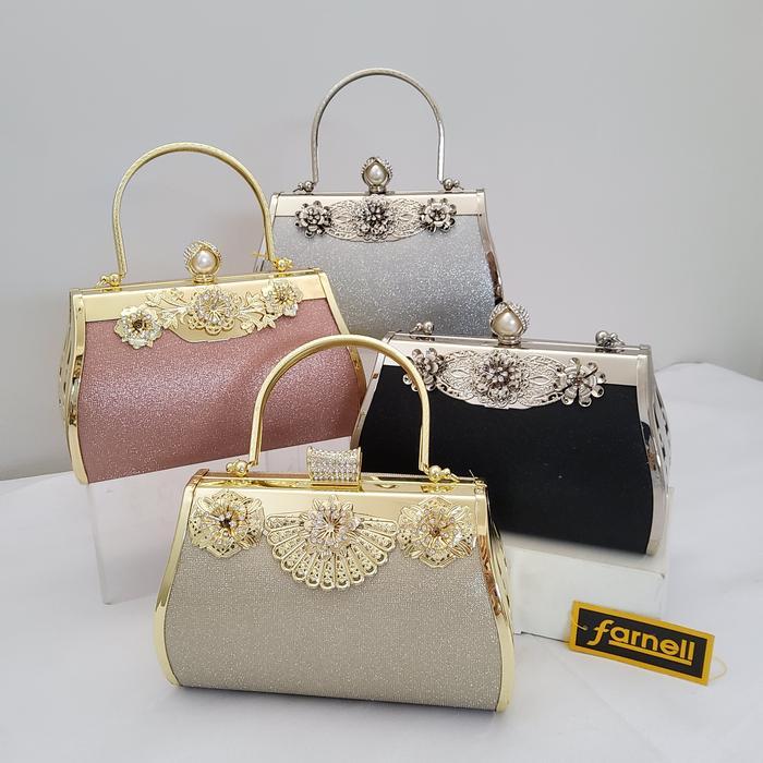 l670- Farnell - Tas Kondangan Ukuran Besar Clutch Pesta Wanita Diamond 2925/2930/2938 Mewah