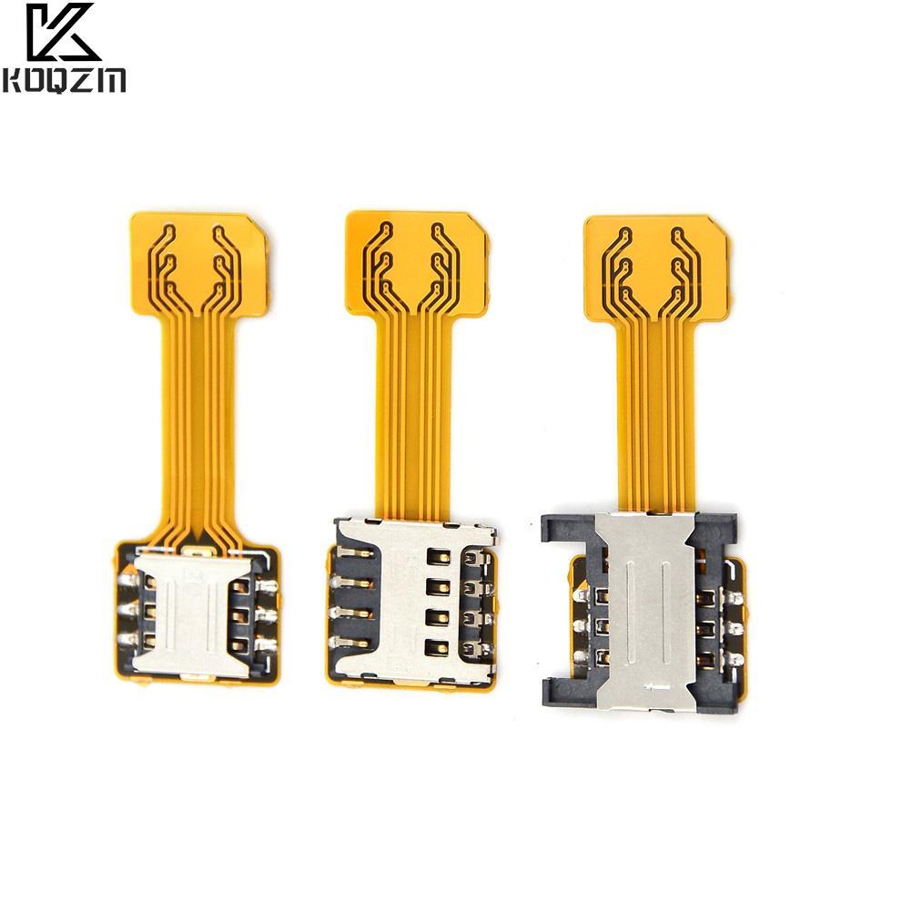 Hybrid Double Dual Sim Card Adapter Micro SD Nano Sim Extension Adapter For Xiaomi/Redmi For