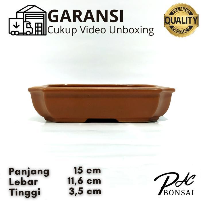 Gardening Mikha Pot Keramik Bonsai Sukulen Kaktus Bunga Atau Adenium