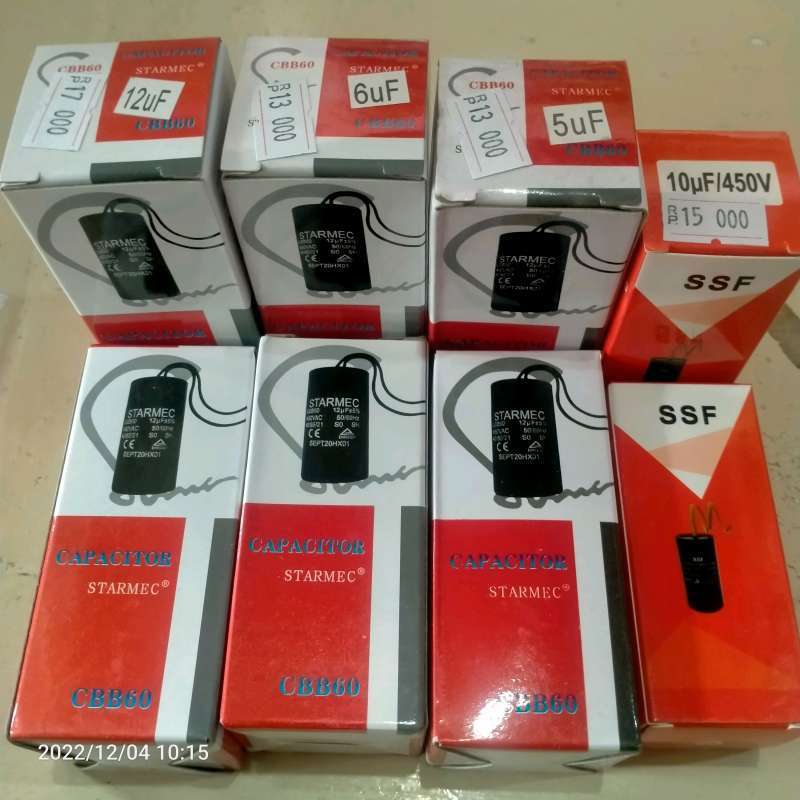 kapasitor mesin cuci capasitor 8+4uf atau 8uf 6uf 5uf atau 12uf