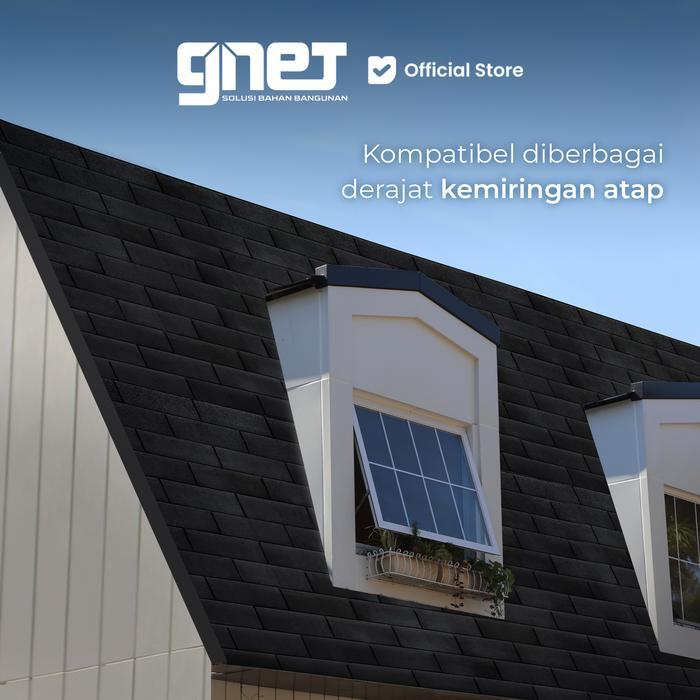 Terlaris GNET Atap Shingles - Genteng Atap Bitumen Asphalt Premium Gratis Ongkir
