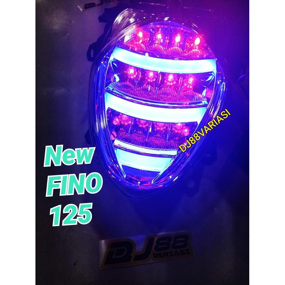 Stoplamp fino 125 new LED lampu belakang jpa fino