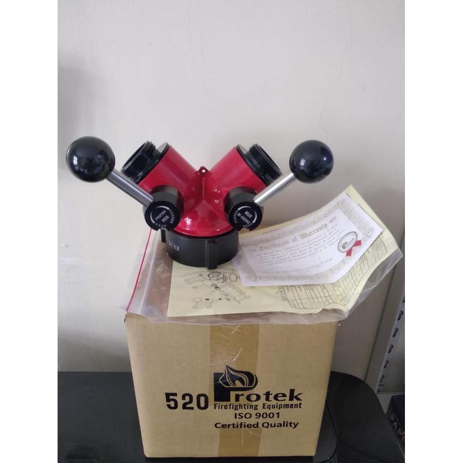 Y Connection Protek 520 Cabang Y 2.5"x1.5"x1.5" Cabang Pemadam Hydrant Kode 1237