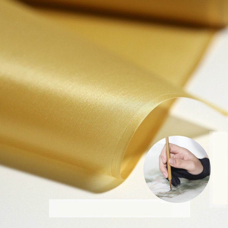 Retro Rolling Rice Paper Colorful Chinese Thicken Silk Xuan Paper Chinese Calligraphy Meticulous Pai