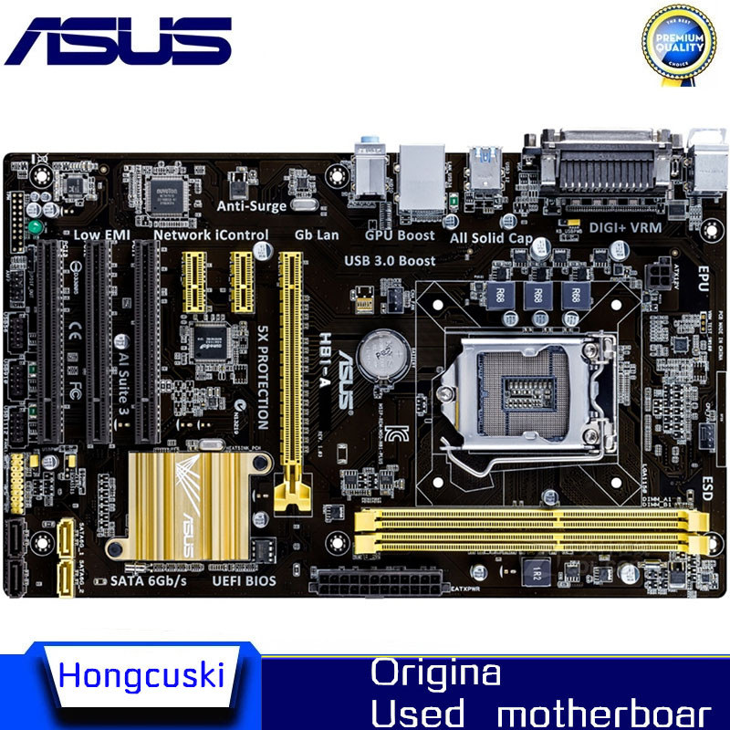 Used For H81-A original motherboard Socket LGA 1150 DDR3 H81 SATA3 USB3.0 Desktop Motherboard