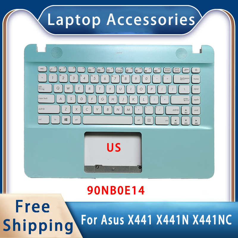 New For X441 X441N X441NC;Replacemen Laptop Accessories Palmrest/Keyboard 90NB0E14