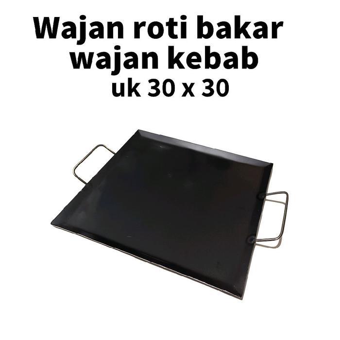 [Cod] Wajan Datar Serbaguna Uk 30X30 Cm / Wajan Roti Bakar / Wajan Kebab / Wajan Martabak Telor Baja