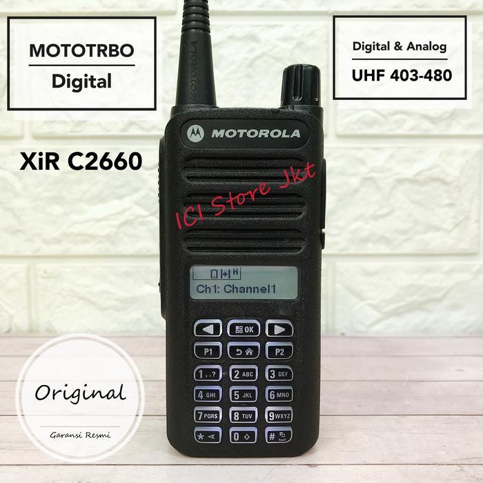 HT Motorola Xir C2660 UHF (garansi resmi)
