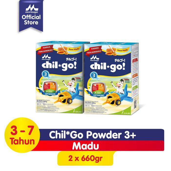 Top Paket 2x Chil Go Powder Madu 3+ 660gr
