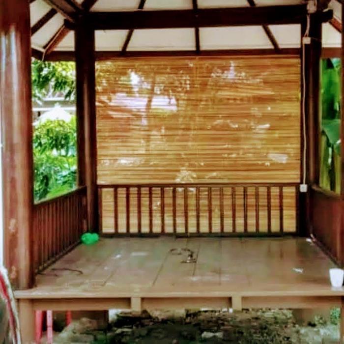 kerey/tirai out door kulit sawit ukuran 1x2