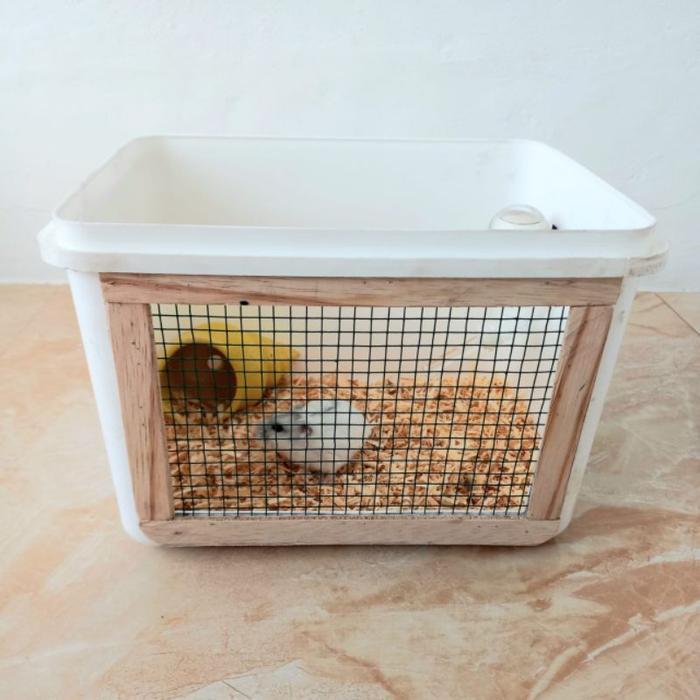 nt39- Hamtoro Box Es Krim Modif Kandang Hamster Ukuran Besar Box Hamster