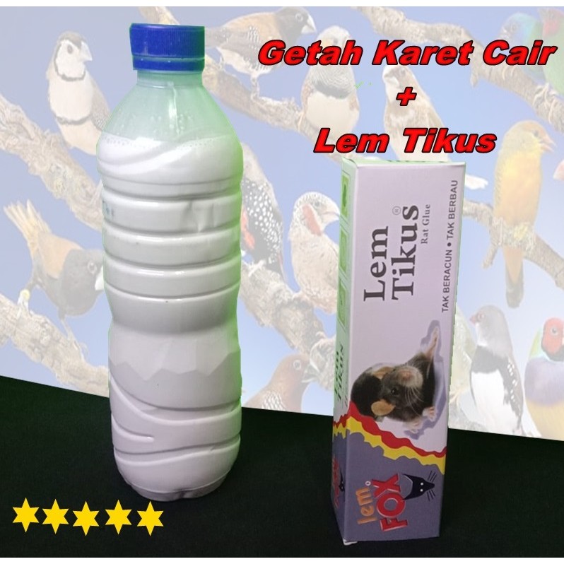 Getah Karet Cair 600ml murni