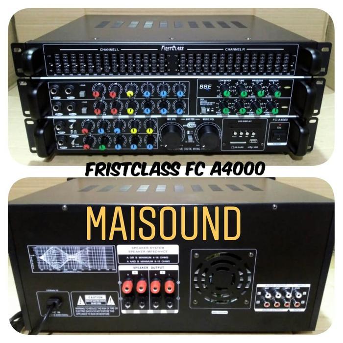 Amplifier Bluetooth FIRSTCLASS FC A4000 A 4000 Ampli