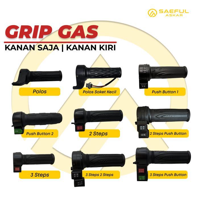 Grip Gas Universal - Spare Part Sepeda Listrik SELIS e-bike BEKASI