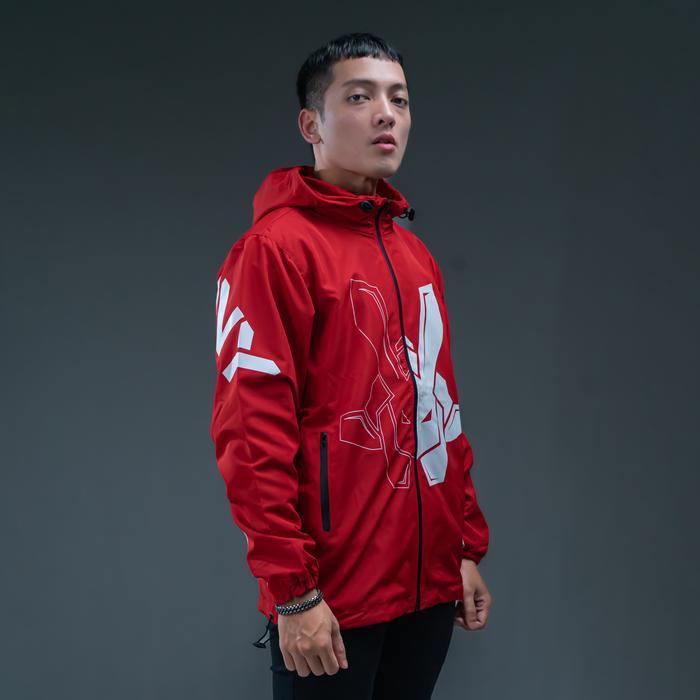 RushBunny Windbreaker Jacket - INFAMOUS RED