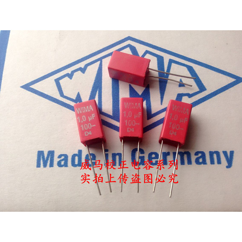 2020 Hot Sale 10Pcs/20Pcs New Red Wima Mks2 100V1.0Uf/1.0F/1U0/105/1Uf P: 5Mm New Store Promotion