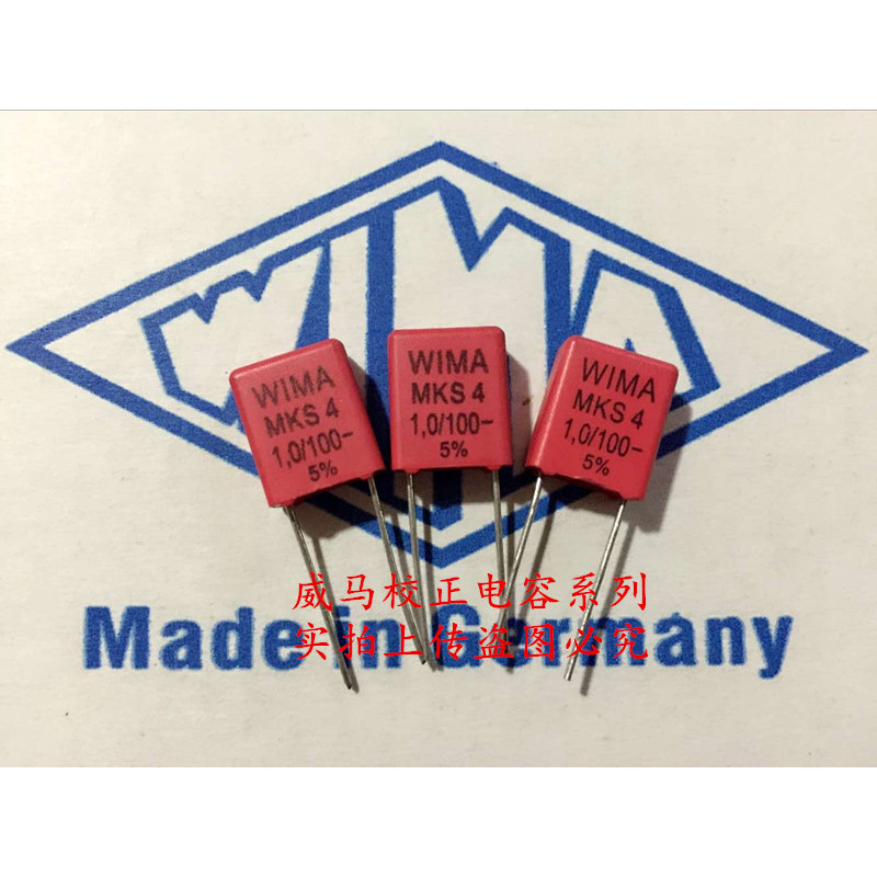 2020 Hot Sale 10Pcs/20Pcs Germany Wima Mks4 1.0Uf 1Uf 100V 105 100V P: 7.5Mm Audio Capacitor Free