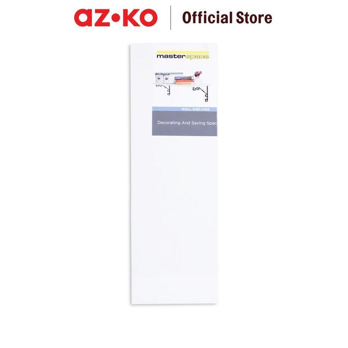 lg57- Masterspace 60X20X1.8 Cm Rak Dinding - Putih