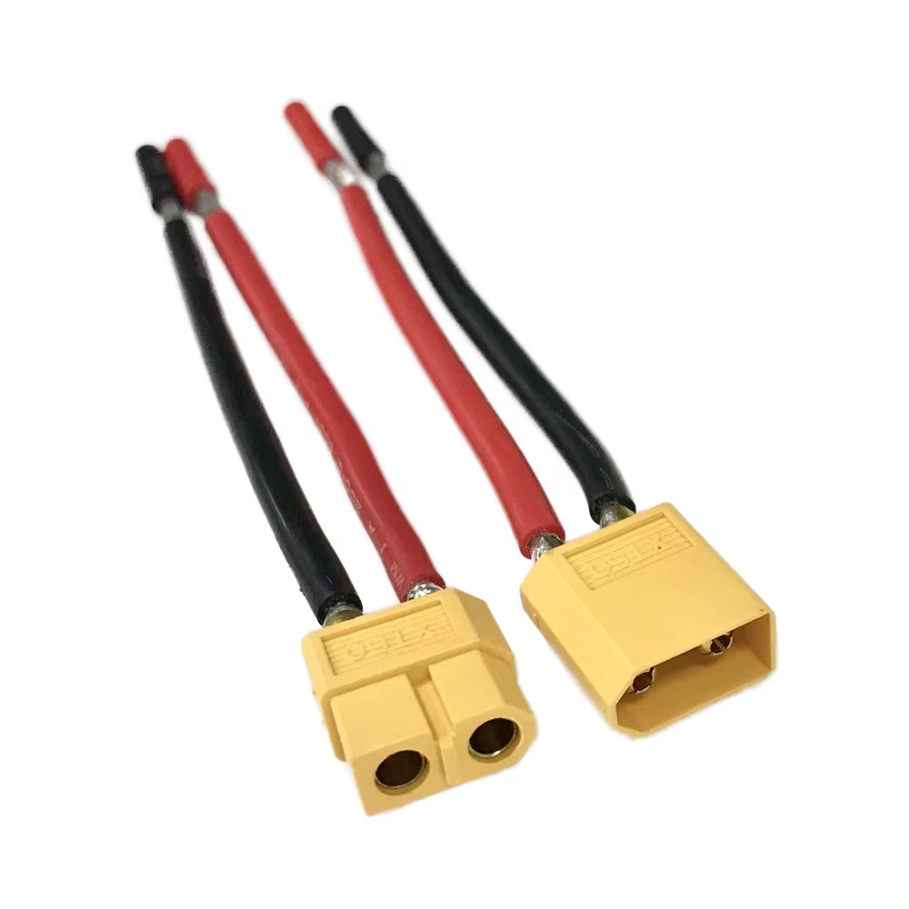 Oem Amass Li-Ion Battery Connector Silicone Cable Xt30 Xt60 Xt90 Connector Power Charger Cable For