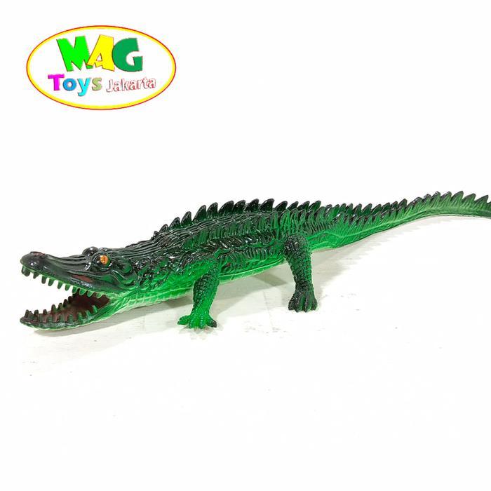 Terlaris- Mainan Anak Murah Buaya Karet Mainan Binatang Hewan Reptil -Gratisongkir