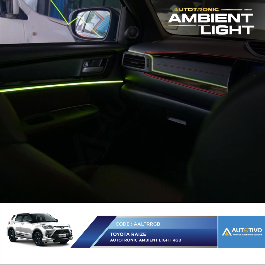 Ambient Light RGB Raize Lampu Mobil interior Universal