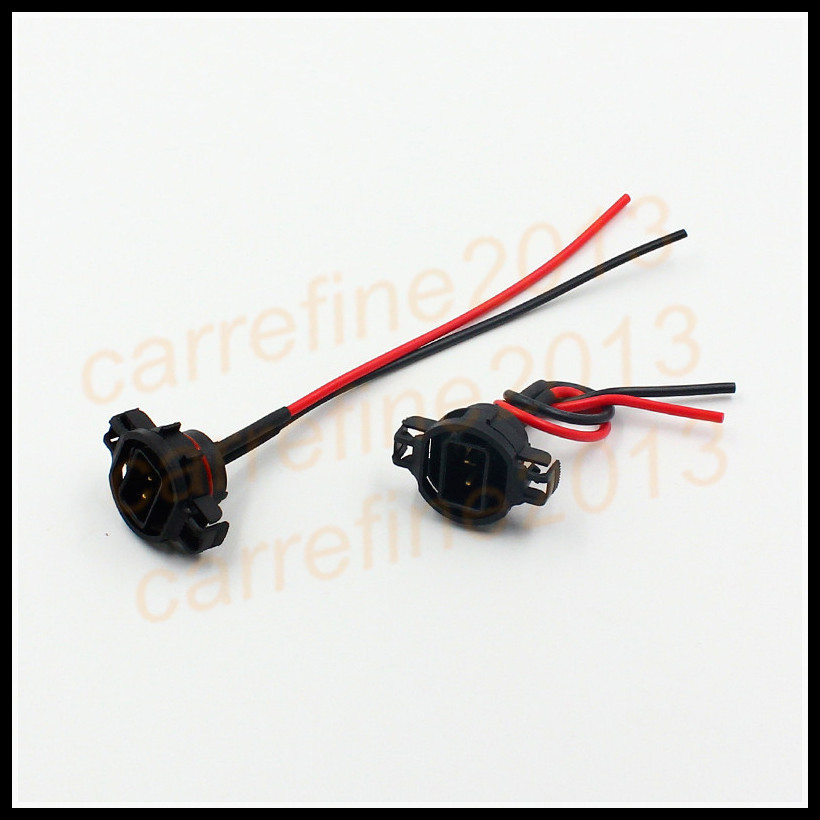 Rockeybright h16 5202 Fog Lights Holder Plug Car H16 5202 2504 PSX24W Bulbs Connector adapters bulb