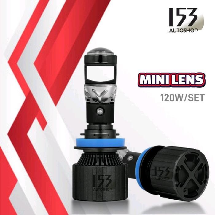 Bolamp LED Mini Lens Projie H11 HB3 120W