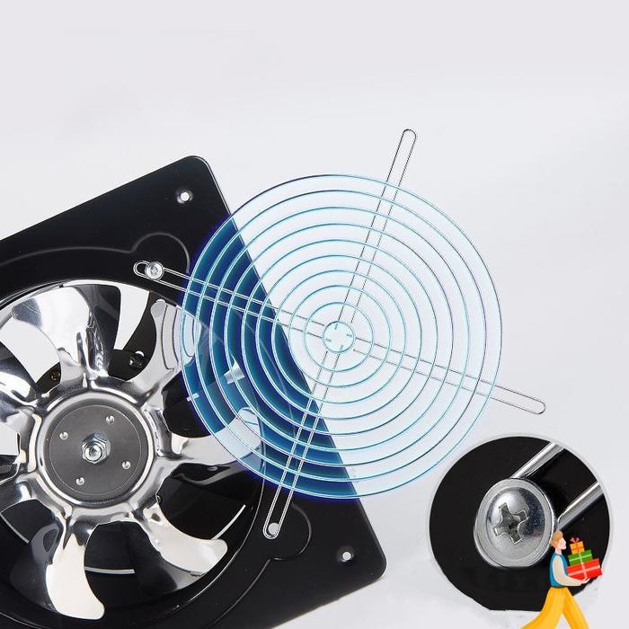 Exhaust Fan 6 INCH/Exhaust fan/ exhaust dinding/ kipas ventilasi udara/ blower Exhaust Fan Dinding 6