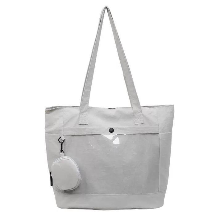 TERLENGKAP Tas Wanita Tote Bag Transparan Anak / Tas Custom Nama