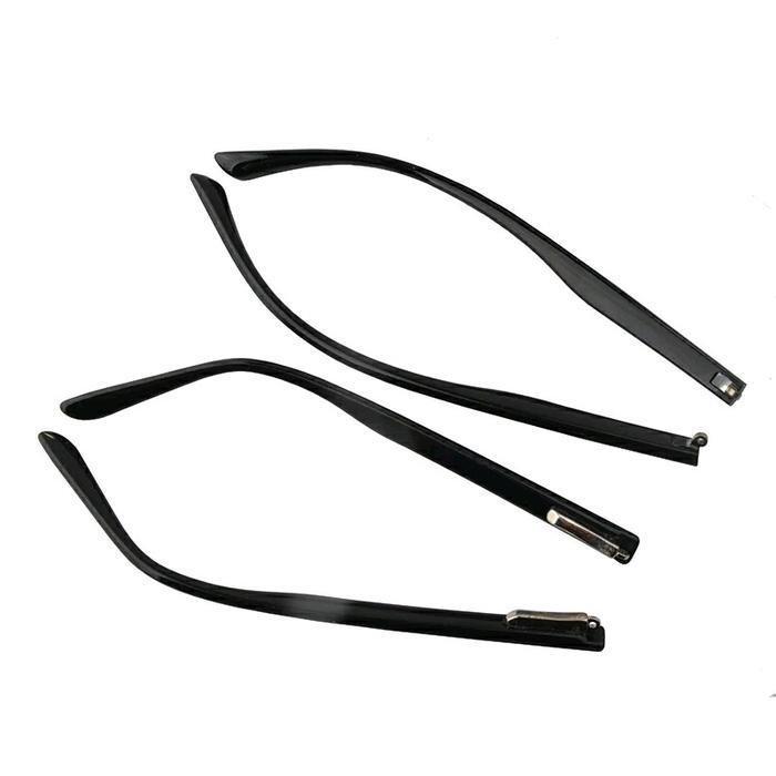 Tangkai Batang Gagang Kacamata Hitam Sepasang Model Engsel Per