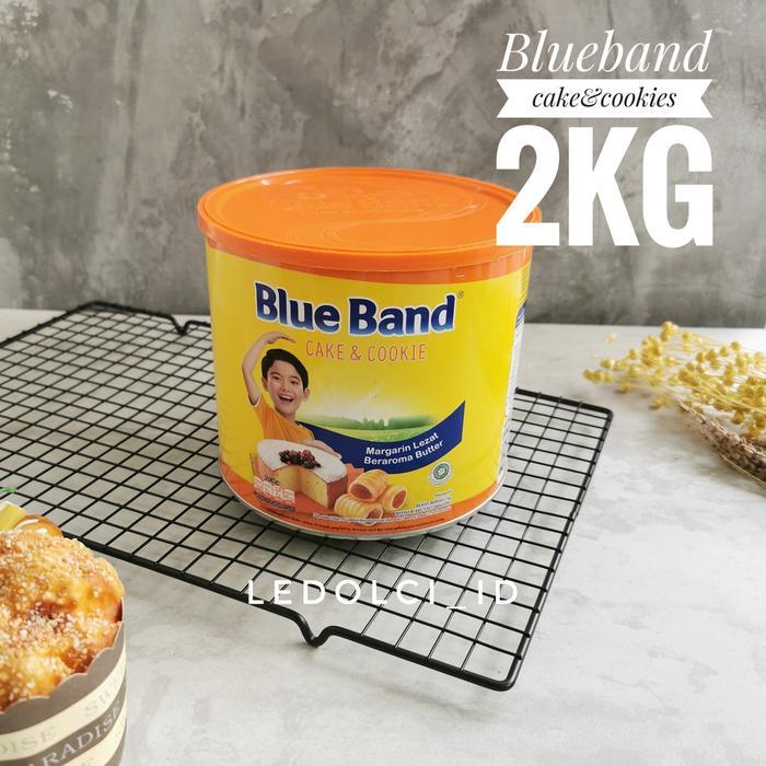 qmsy- Blue Band Blueband Cake & Cookie Cake And Cookie Kaleng Besar 2 Kg