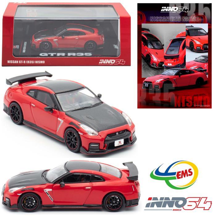 IN64-R35N-RED - INNO64 1/64 NISSAN GT-R (R35) NISMO Red