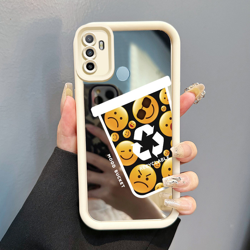Casing Hp Untuk OPPO A53 2020 A33 2020 A53s A32 A11s Case HP Casing pola Cangkir tas emosi Kartun Ka