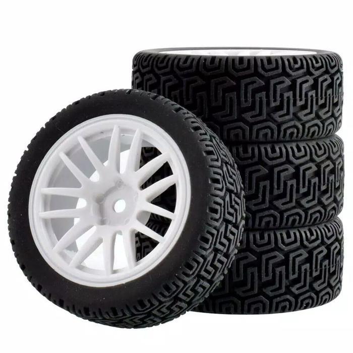 Jual 1Pcs Velg + Ban Onroad Rally Rc 1/10 Zd Wltoys 144001 Hsp Vortex Hpi