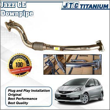 Exhaust Muffler Knalpot JTC titanium Downpipe Jazz GE