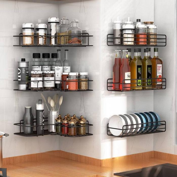 Ikea Home - Rak Serbaguna Tempel Kamar Mandi Dinding Dapur Kamar Besi