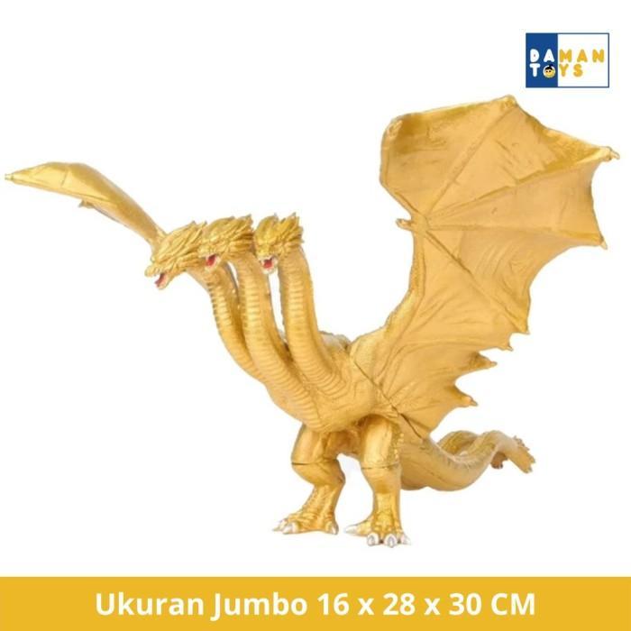Mainan Ghidorah King Of Monster Godzilla Action Figure Gidorah Toys