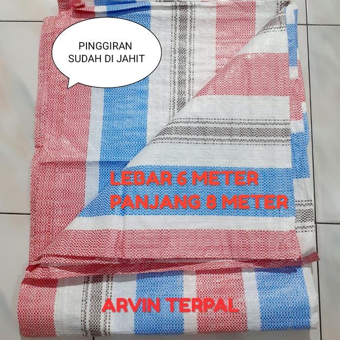 Terpal Jemur Padi 6X8 / Terpal Hamparan Padi / Jemuran Padi / Terpal