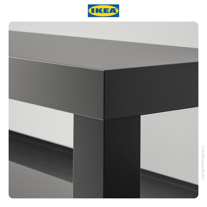 IKEA LACK Meja TV Minimalis Hitam 90x26x45 cm