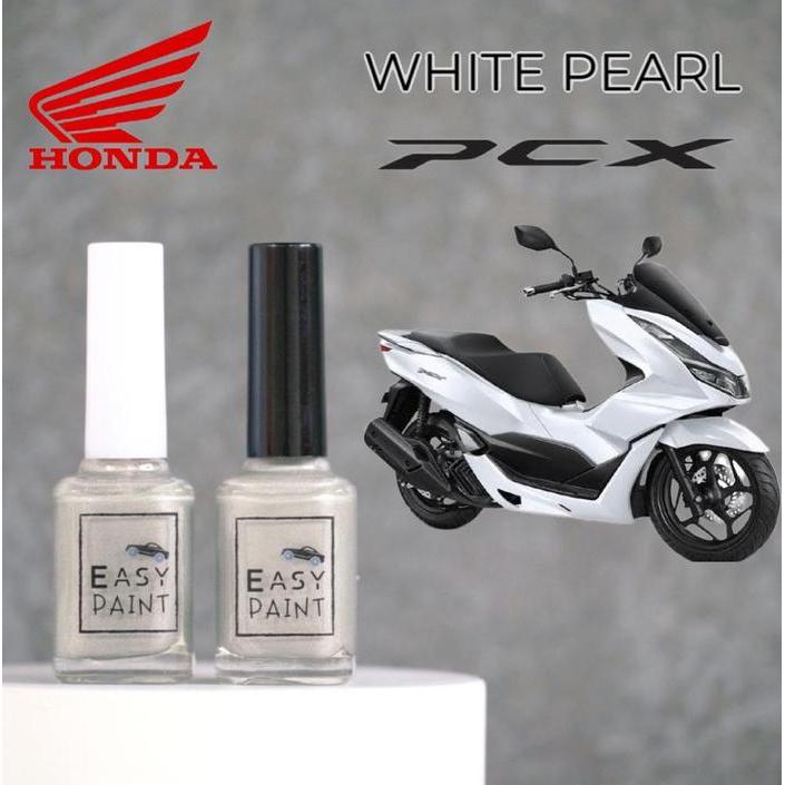 CAT OLES WHITE PEARL MOTOR HONDA PCX K97 PUTIH MUTIARA METALIK
